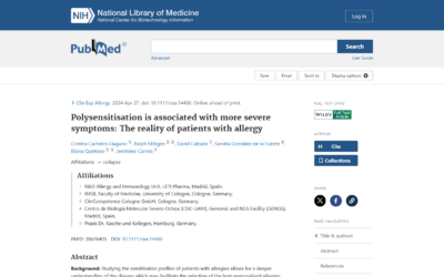 Together with Leti Pharma (Spain) ClinCompetence Cologne publish the data of the largest molecular study in allergic sensitization ever conducted in Germany.